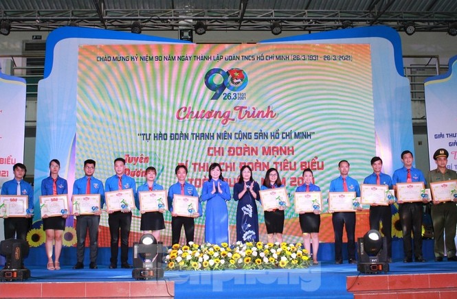 Tuyên dương, khen thưởng tập thể và cá nhân xuất sắc trong công tác Đoàn, Hội, Đội - ảnh 1