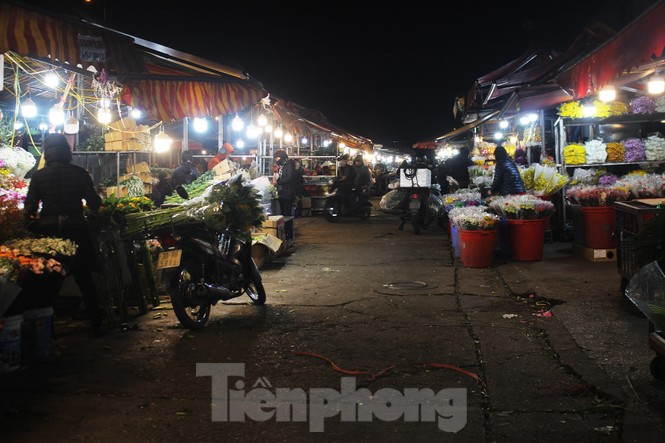Nhọc nhằn mưu sinh trong giá lạnh ở chợ hoa lớn nhất Thủ đô - ảnh 6