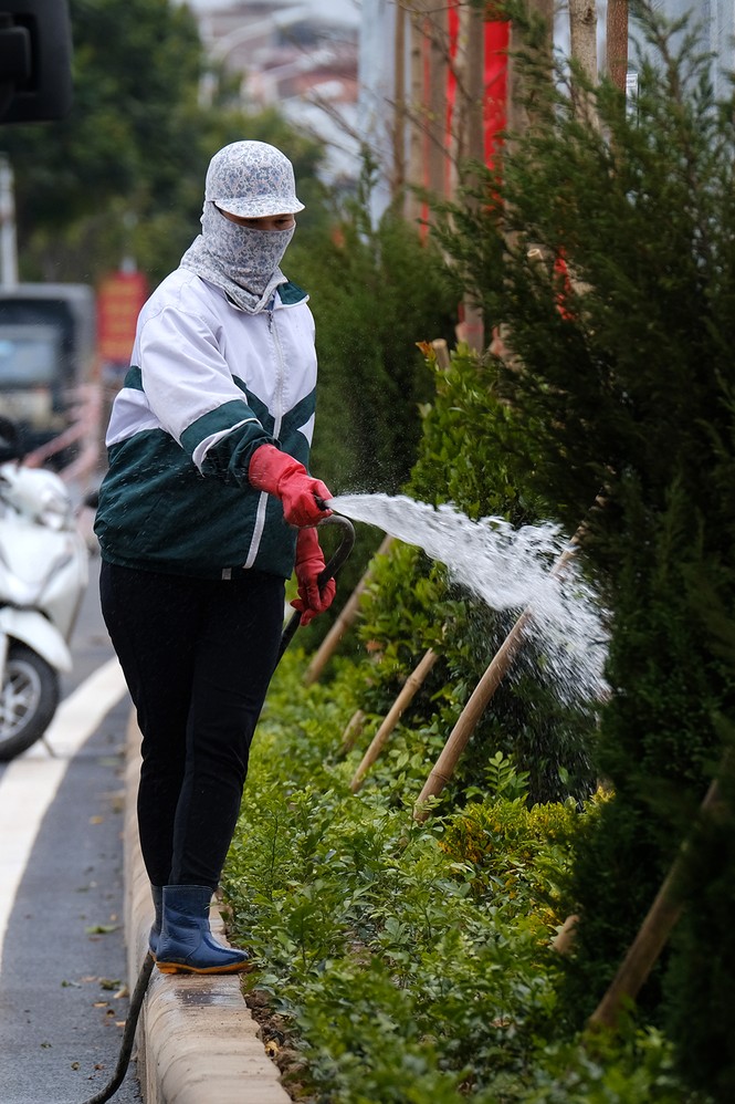 Nút giao Vành đai 3 với cao tốc Hà Nội - Hải Phòng trước ngày thông xe - ảnh 9