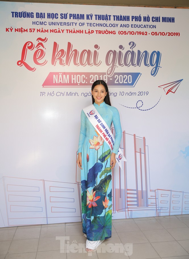Hoa hậu Tiểu Vy làm Đại sứ Sinh viên Trường ĐH Sư phạm Kỹ thuật TPHCM - ảnh 6