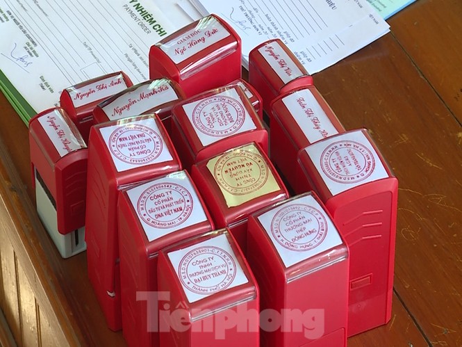 Bắt tạm giam 5 đối tượng làm giả con dấu lừa đảo hơn 10 tỷ đồng - ảnh 2