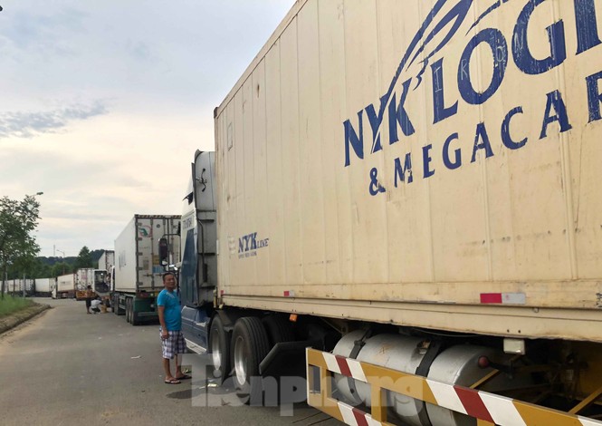 Trung Quốc dùng máy soi hàng, hàng trăm xe container Thanh Long ùn ứ ở cửa khẩu - ảnh 9