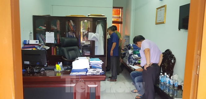 Trộm đột nhập phòng làm việc của lãnh đạo bệnh viện Thái Bình - ảnh 1