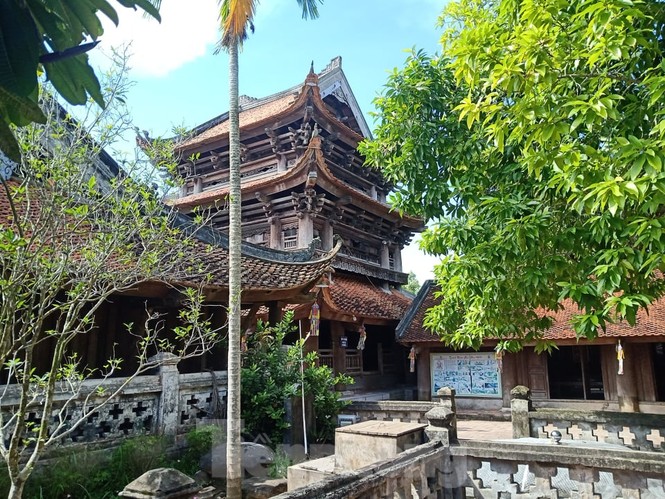 Khai hội ngôi chùa cổ có gác chuông bằng gỗ cao nhất Việt Nam - ảnh 4