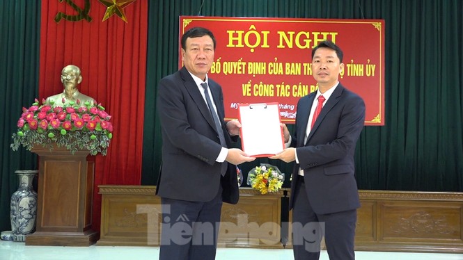 Nam Định có tân Trưởng Ban Nội chính Tỉnh uỷ, tân Bí thư Huyện uỷ Mỹ Lộc - ảnh 2