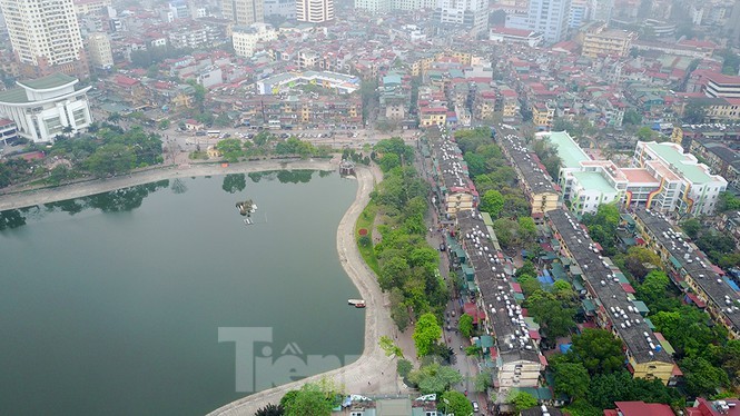 Cao ốc bủa vây hồ Thành Công, DN vẫn đề xuất 'lấp' hồ xây chung cư - ảnh 2