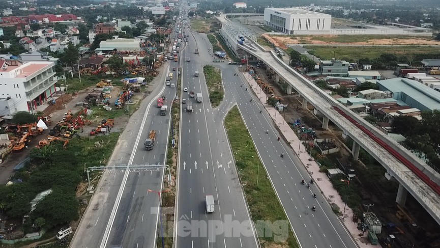 Nhìn từ trên cao nút giao thông cửa ngõ phía Đông Sài Gòn vừa thông xe - ảnh 5