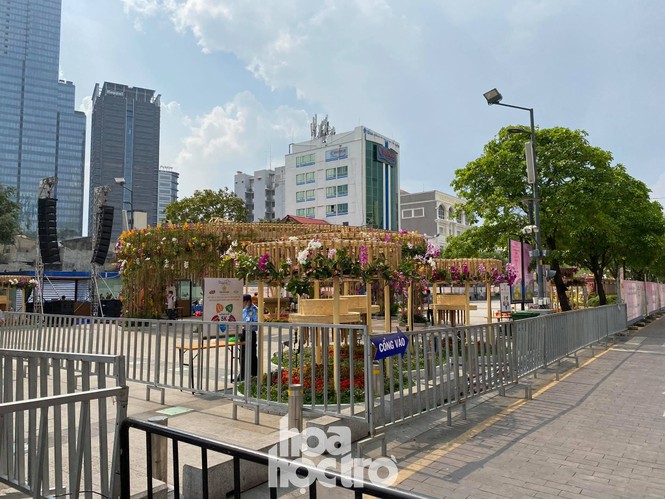 Đường hoa Nguyễn Huệ đẹp rực rỡ đón Tết Tân Sửu, đảm bảo quy tắc an toàn với du khách đến thăm - ảnh 5