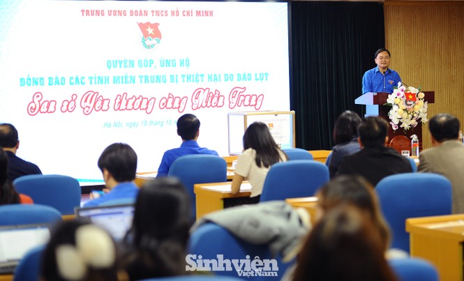 T.Ư Đoàn quyên góp ủng hộ đồng bào miền Trung hơn 20 tỉ đồng - ảnh 1