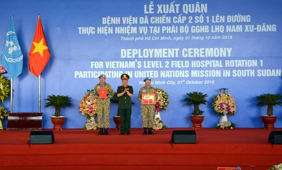 Lực lượng gìn giữ hòa bình Việt Nam xuất quân làm nhiệm vụ quốc tế ảnh 1