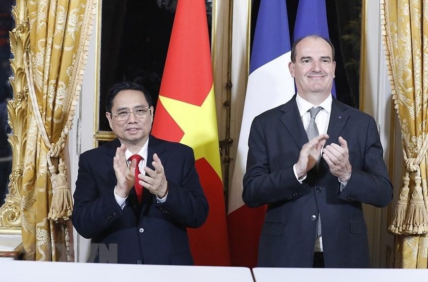 Thủ tướng Phạm Minh Chính hội đàm với Thủ tướng Pháp, chứng kiến lễ ký nhiều thoả thuận hợp tác ảnh 1