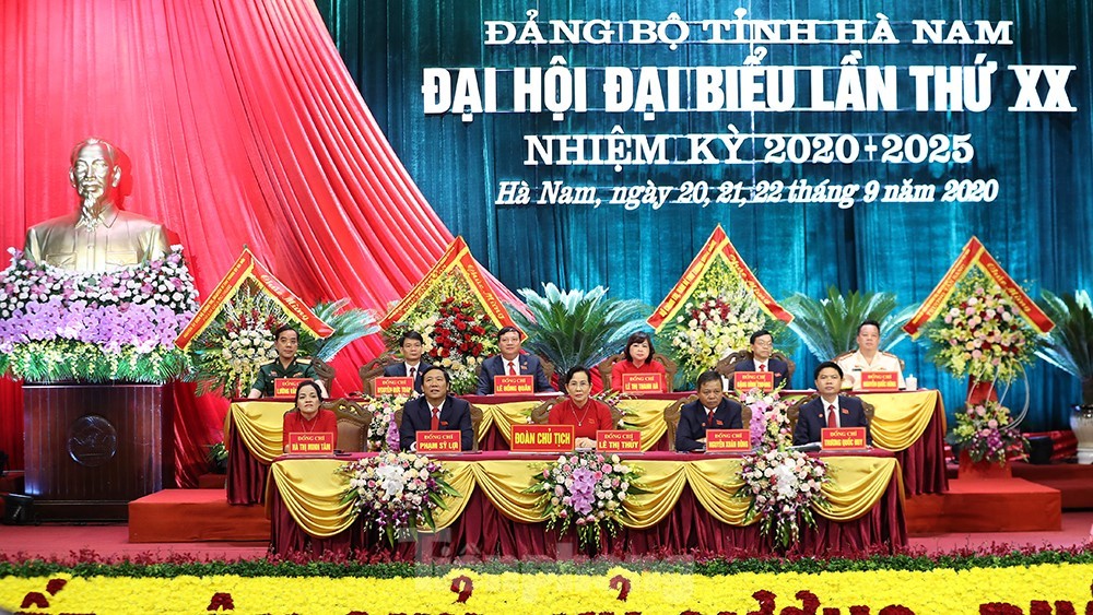 Ban chấp hành Đảng bộ tỉnh Hà Nam khoá XX chính thức ra mắt ảnh 6