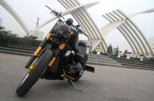 Ngắm Honda cruiser độ sói hoang lạnh lùng tại Hà Nội ảnh 2