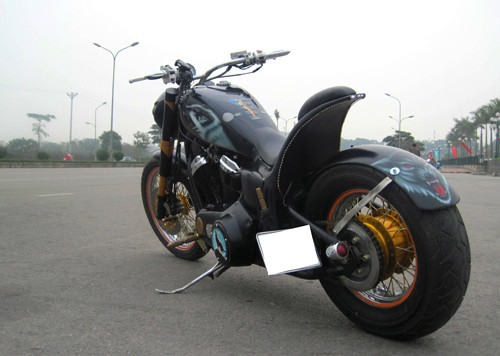 Ngắm Honda cruiser độ sói hoang lạnh lùng tại Hà Nội ảnh 6