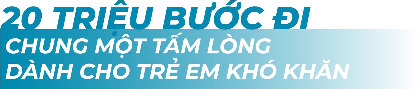 'Triệu bước đi, đẩy lùi cô-vi' - Tấm lòng của nhân viên Vinamilk dành cho trẻ em khó khăn ảnh 1