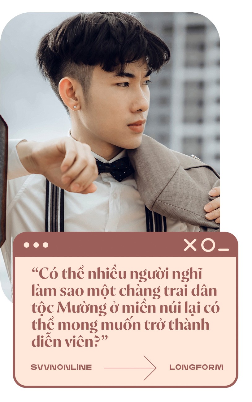 Chàng trai dân tộc Mường ước mơ trở thành diễn viên chuyên nghiệp ảnh 1