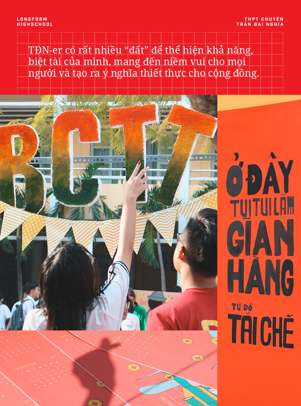 Ngôi trường trong mơ: Những ô cửa sổ sắc màu của trường THPT Chuyên Trần Đại Nghĩa ảnh 2
