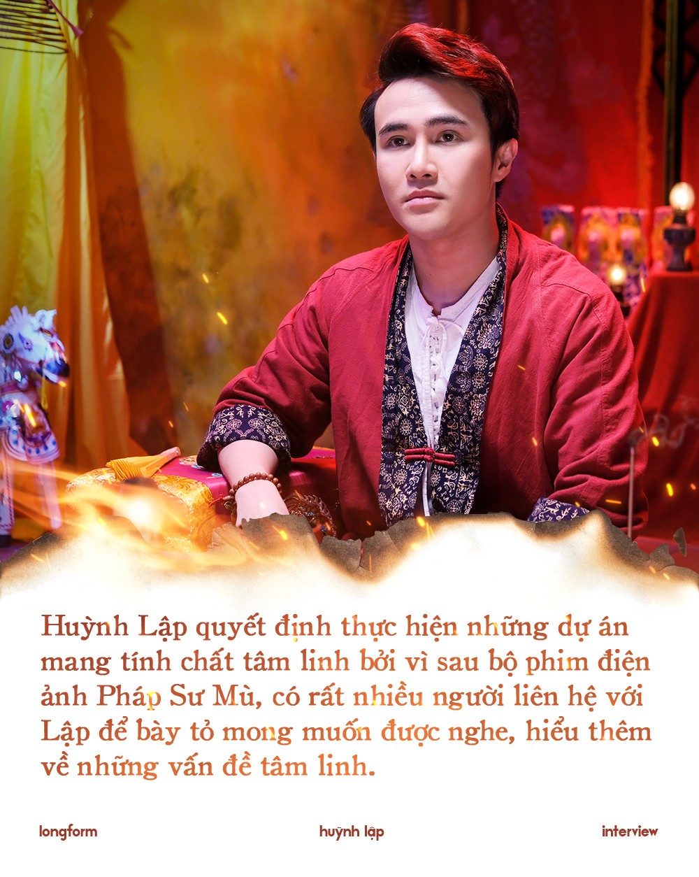 Huỳnh Lập: “Làm phim tâm linh không đồng nghĩa với việc cổ súy mê tín dị đoan” ảnh 1