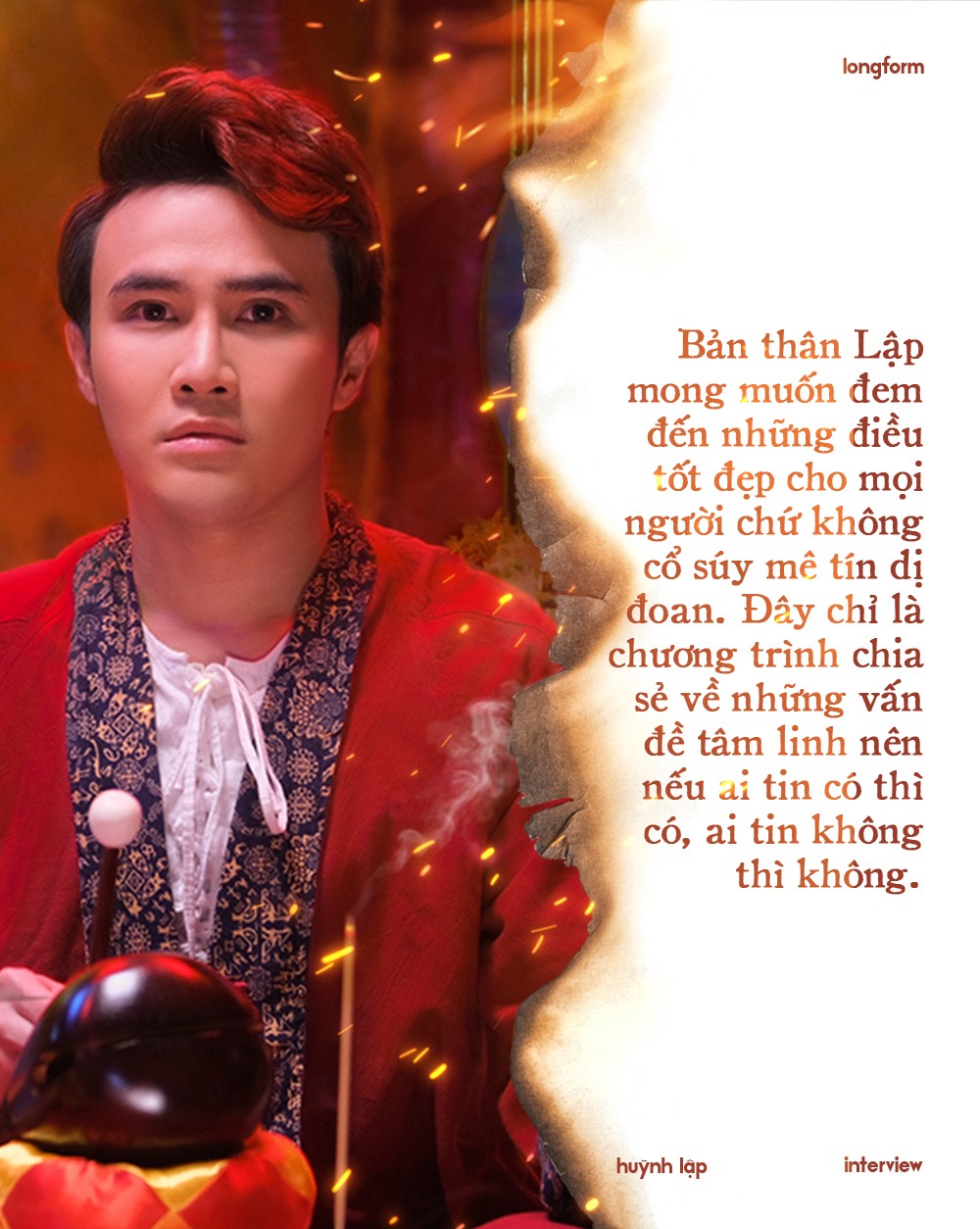 Huỳnh Lập: “Làm phim tâm linh không đồng nghĩa với việc cổ súy mê tín dị đoan” ảnh 2