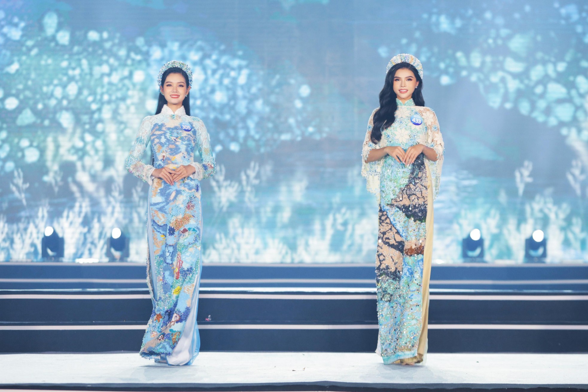 Top 37 Miss World Vietnam 2022 khoe đường cong gợi cảm với áo dài - Ảnh 4.