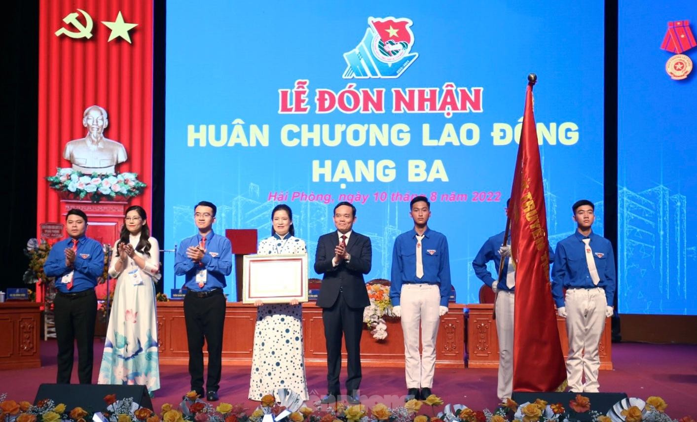 Đoàn TNCS Hồ Chí Minh Thành phố Hải Phòng đón nhận Huân chương Lao động hạng Ba ảnh 7