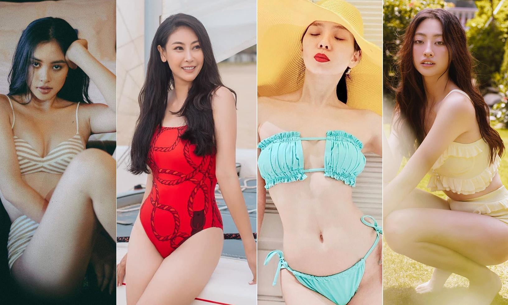 Dàn giám khảo Miss World VN đọ dáng với bikini: Hà Kiều Anh-Lệ Quyên không thua kém đàn em ảnh 1