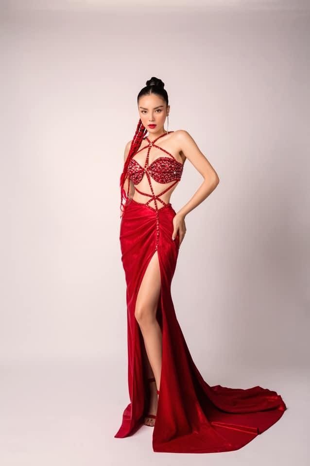 Tiểu Vy khoe dáng với váy cut-out nóng bỏng, Kim Duyên mặc hở bạo ở Hoa hậu Siêu quốc gia - Ảnh 8.