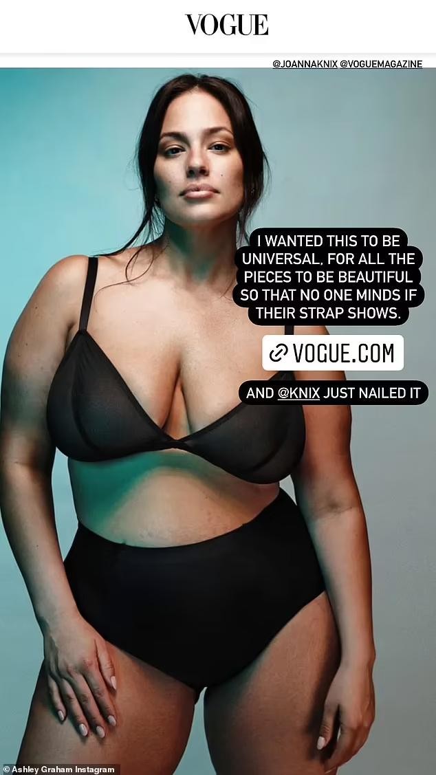 Siêu mẫu ngoại cỡ Ashley Graham chụp nội y cực nóng bỏng ảnh 4