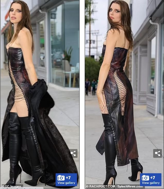 Julia Fox thả rông với váy xuyên thấu, ngày càng hở bạo sau chia tay Kanye West - Ảnh 6.