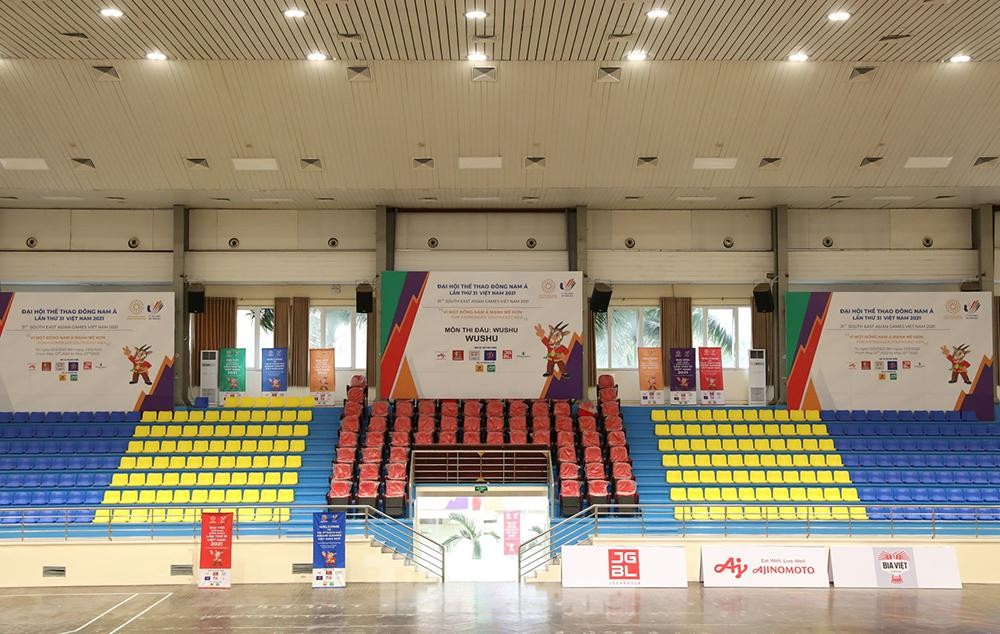 Nhà thi đấu Cầu Giấy đã sẵn sàng cho SEA Games 31 ảnh 10