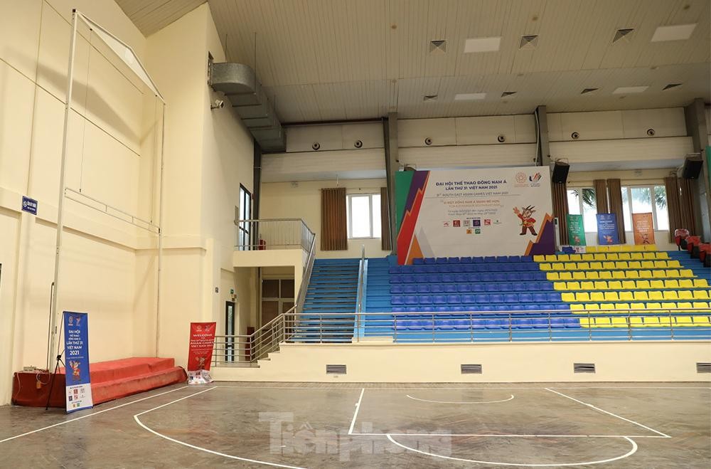 Nhà thi đấu Cầu Giấy đã sẵn sàng cho SEA Games 31 ảnh 13