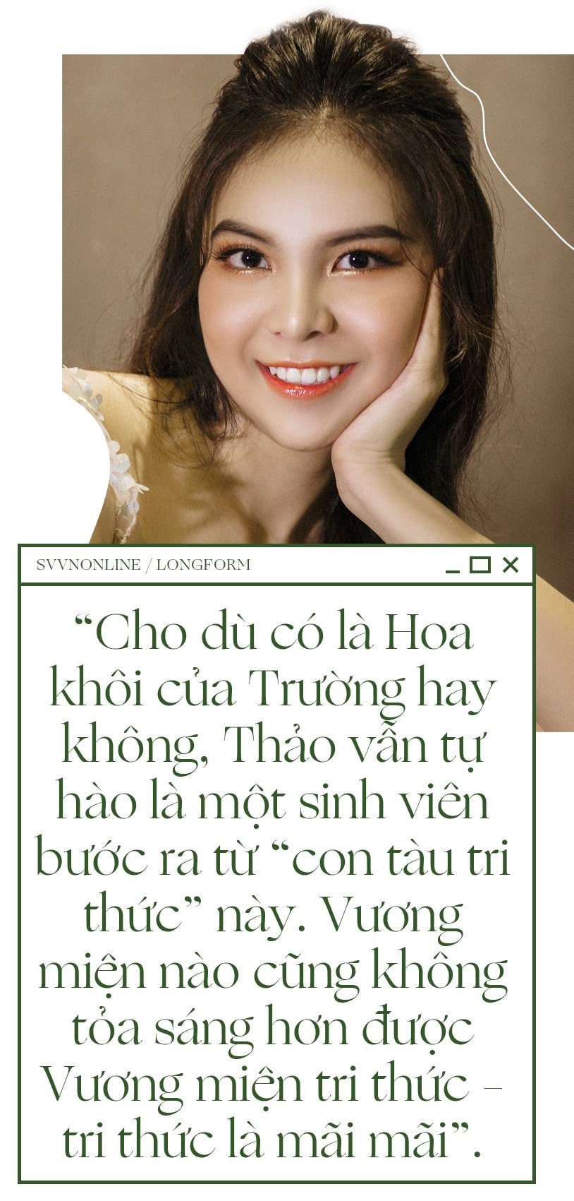 Hoa khôi Xuân Thảo: Cứ đi rồi sẽ đến! ảnh 5
