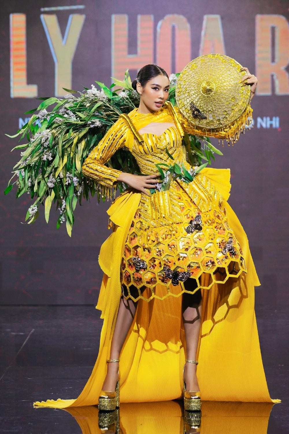 Thiết kế nào được chọn làm Trang phục Dân tộc cho tân Hoa hậu Hoàn vũ Việt Nam? ảnh 15