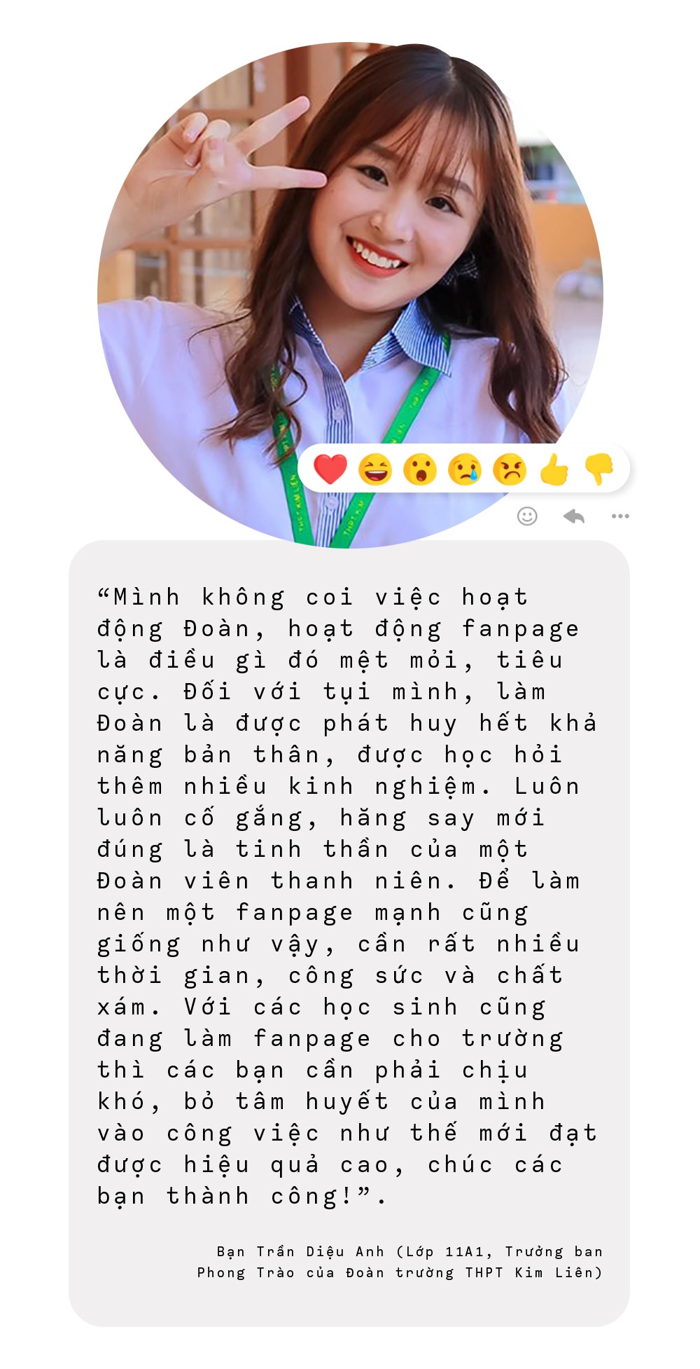 Giải mã fanpage trường “dễ thương nhất vịnh Bắc Bộ” mang tên Đoàn trường THPT Kim Liên ảnh 12