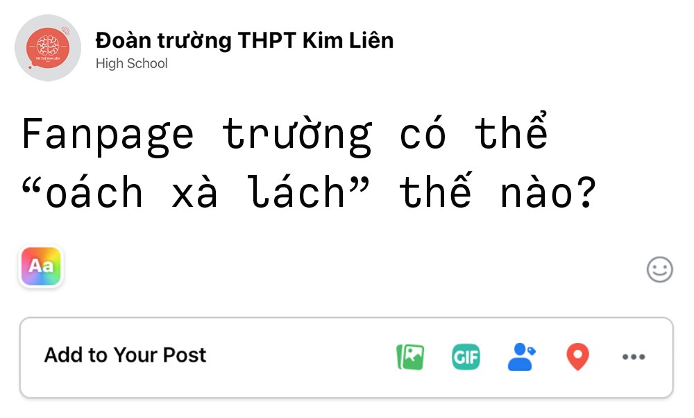 Giải mã fanpage trường “dễ thương nhất vịnh Bắc Bộ” mang tên Đoàn trường THPT Kim Liên ảnh 1