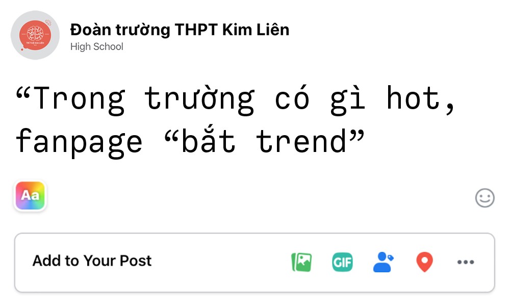 Giải mã fanpage trường “dễ thương nhất vịnh Bắc Bộ” mang tên Đoàn trường THPT Kim Liên ảnh 9