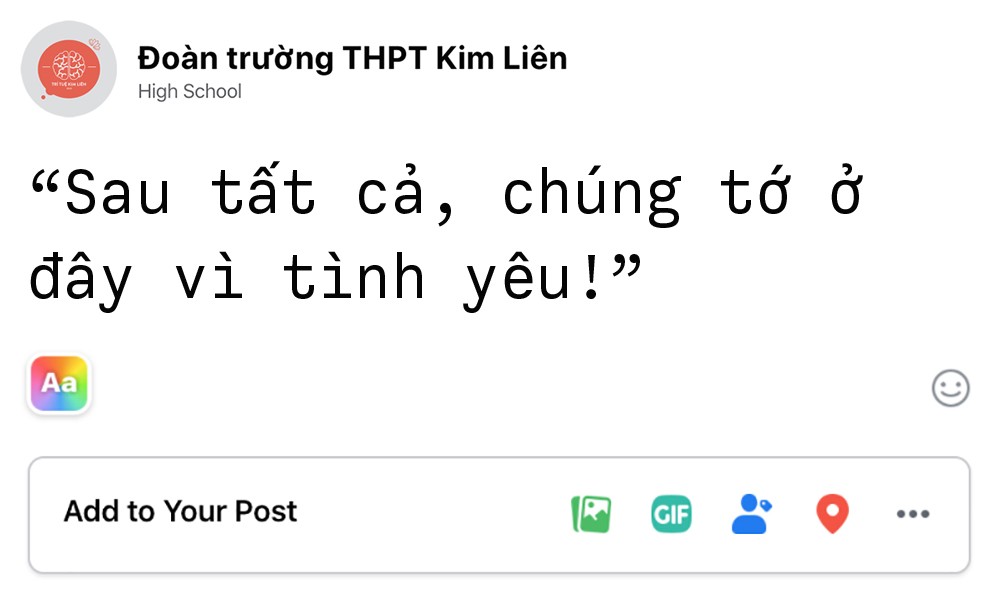Giải mã fanpage trường “dễ thương nhất vịnh Bắc Bộ” mang tên Đoàn trường THPT Kim Liên ảnh 11