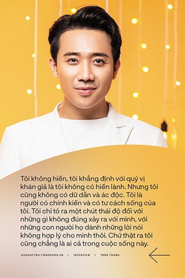 Trò chuyện cùng Trấn Thành: “Nếu phim Bố Già không hay thì chỉ là do Trấn Thành còn dở“ ảnh 3