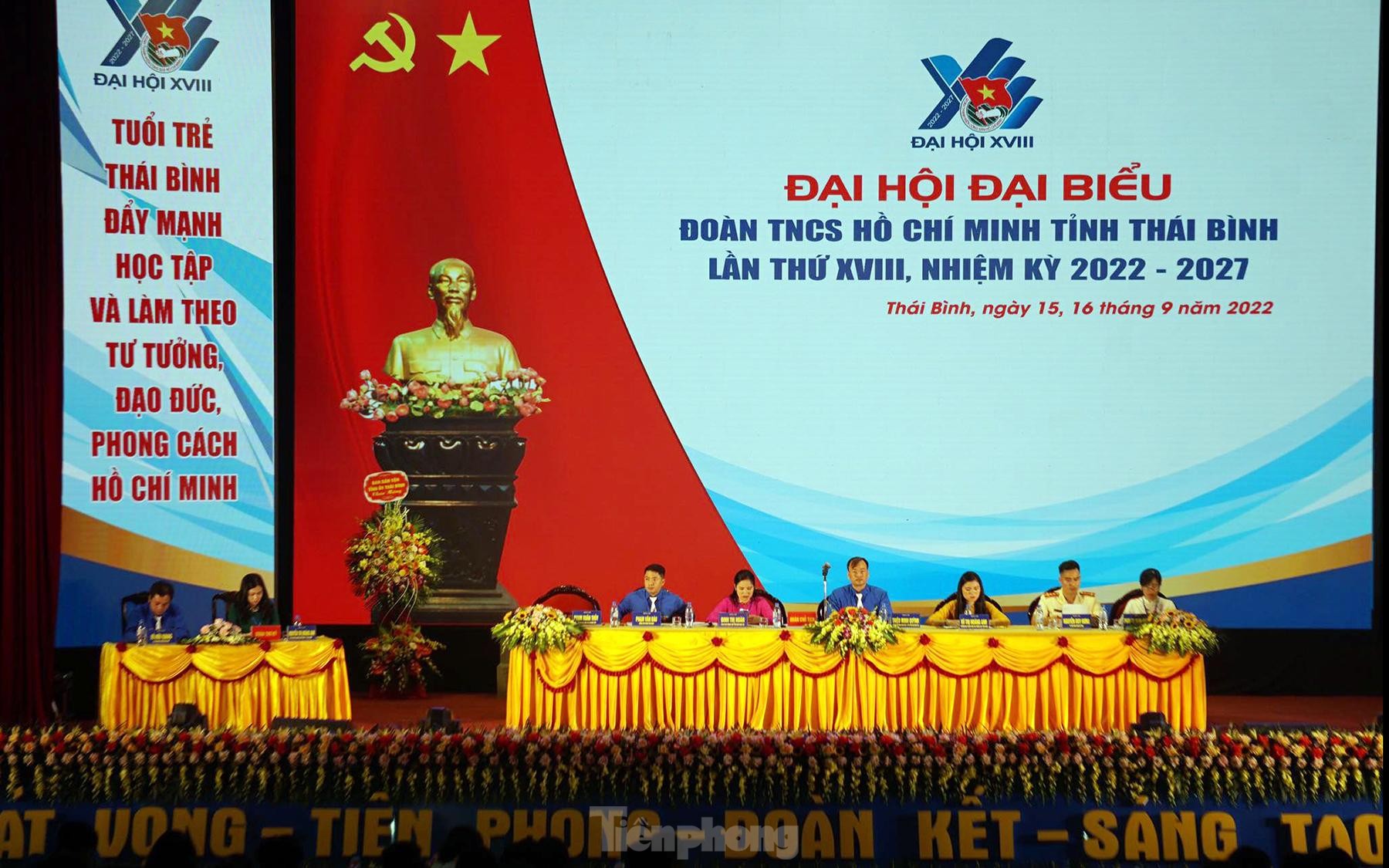 Toàn cảnh phiên khai mạc Đại hội Đoàn TNCS Hồ Chí Minh tỉnh Thái Bình ảnh 1