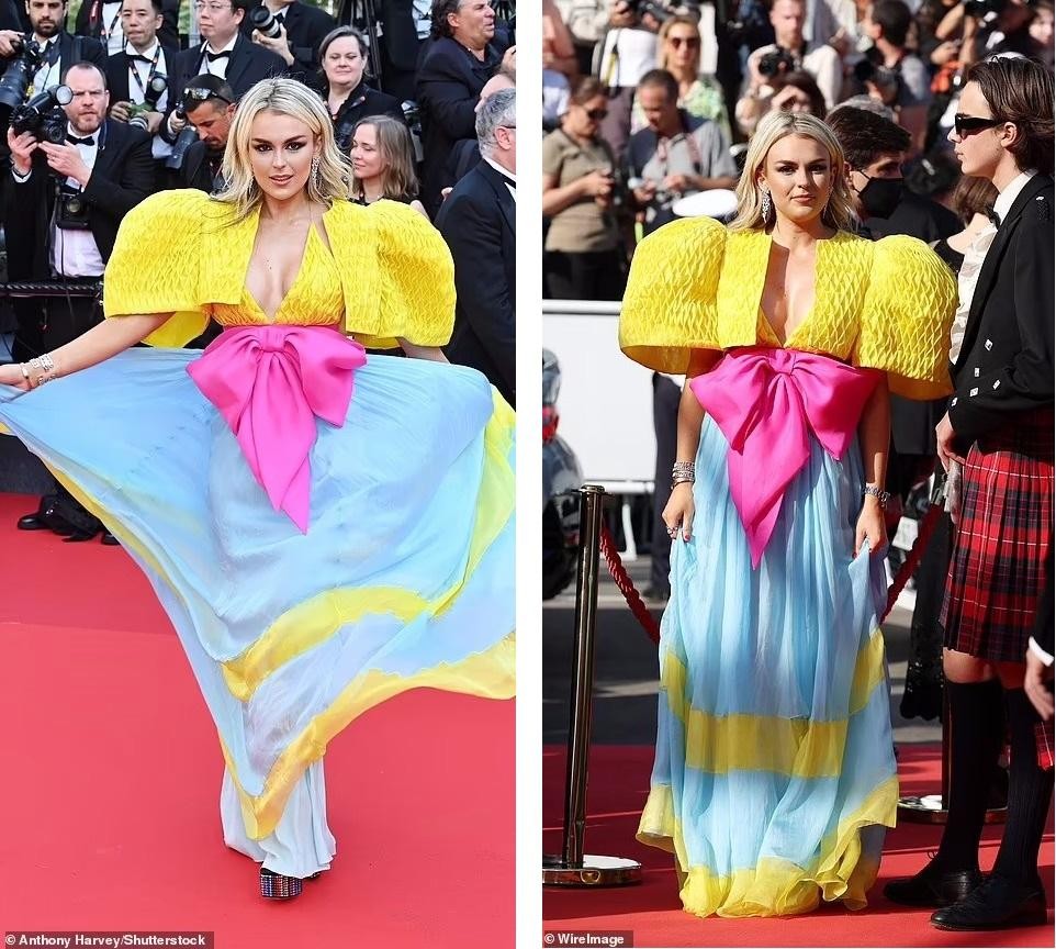 Thảm đỏ Cannes: Người mẫu Pháp Didi Stone 'hở bạo' khi diện mốt ngực trần ảnh 7