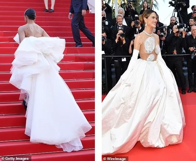 Alessandra Ambrosio 'thả rông' táo bạo trên thảm đỏ LHP Cannes ảnh 5