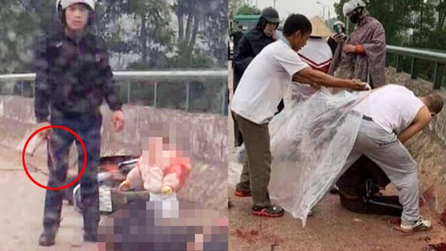 Người phụ nữ bị kẻ lạ mặt chém trọng thương trên cầu ảnh 1