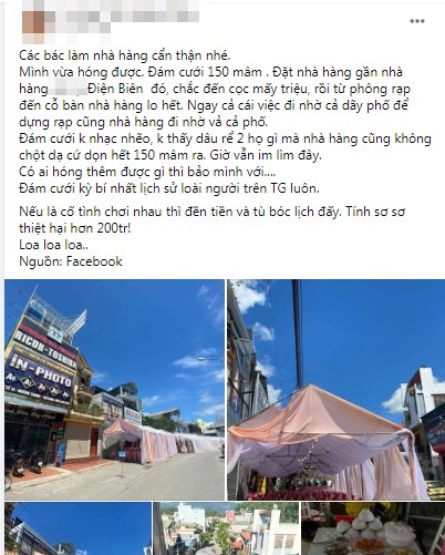 Xôn xao nhà hàng bị ‘bom’ 150 mâm cỗ ở Điện Biên ảnh 3