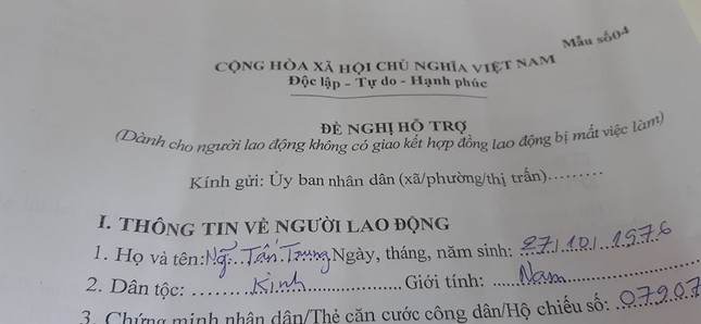 Nghệ sĩ tự do đầu tiên ở TPHCM nhận được giấy hỗ trợ thất nghiệp vì COVID-19 ảnh 2