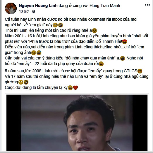 Bất ngờ hôn phu của MC Hoàng Linh từng đóng 'Phía trước là bầu trời' ảnh 1