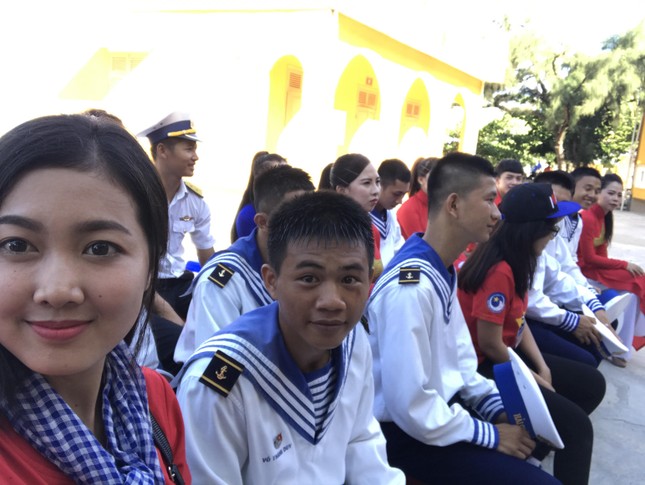 Nhật kí Trường Sa của Á khôi sinh viên Việt Nam duyên dáng 2016 ảnh 5
