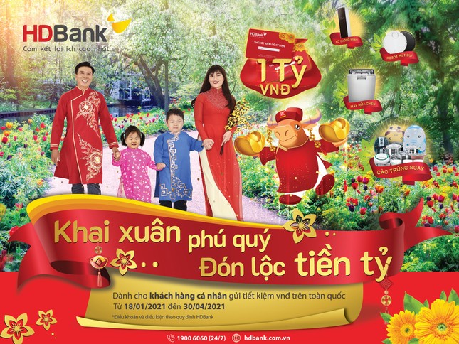 Cùng HDBank đón lộc tiền tỷ đầu năm ảnh 2