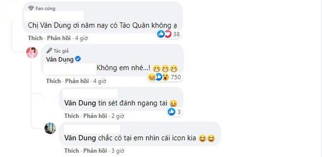 Vân Dung nói không có Táo quân 2022 gây xôn xao ảnh 1