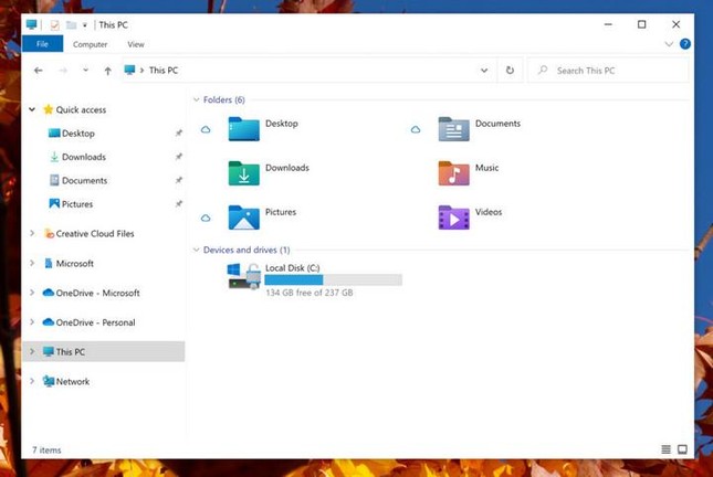 Windows 10 có bộ biểu tượng File Explorer mới ảnh 1