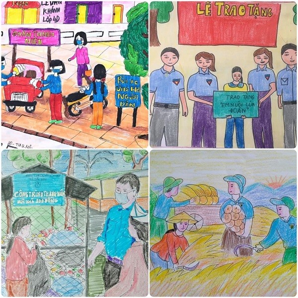 Nét vẽ thiếu nhi hồn nhiên, vui tươi 'Đoàn trong mắt em' ảnh 5